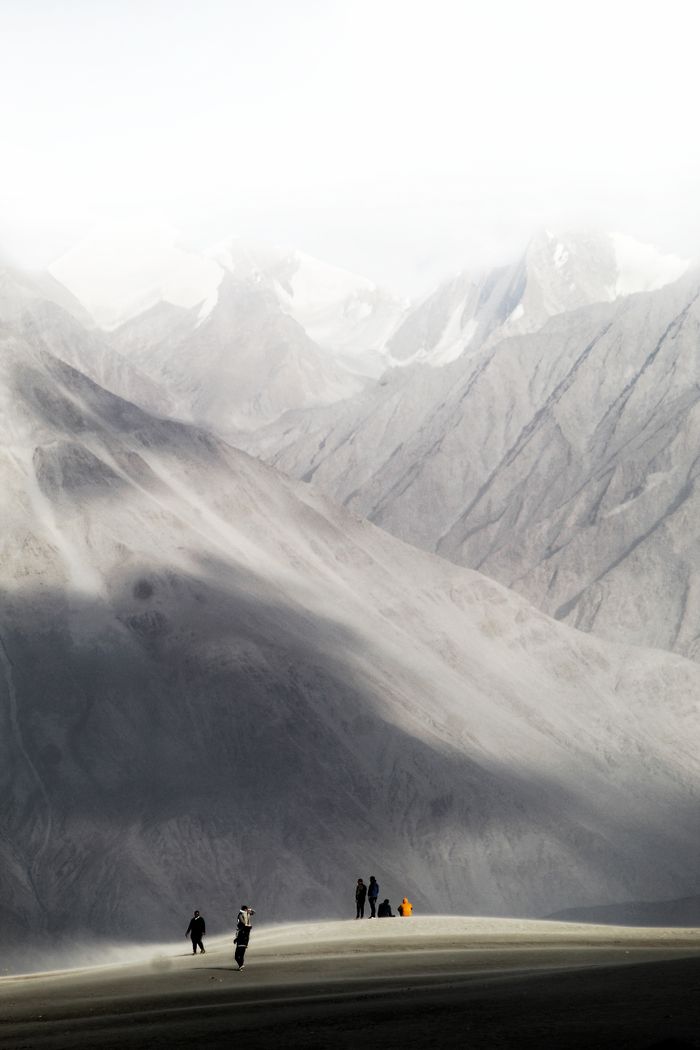 Himalayan peaks above the clouds